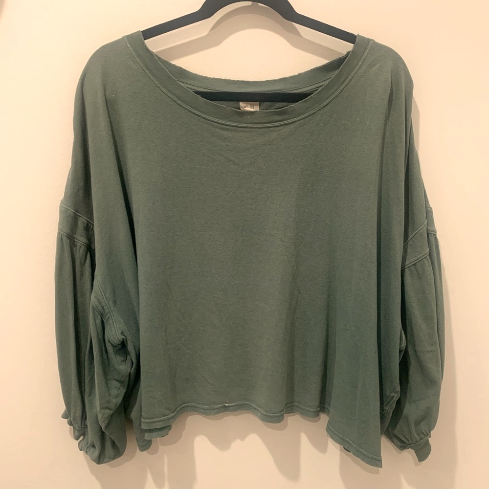 FREE PEOPLE Comfy Oversized Cotton Top